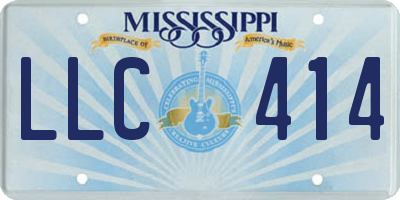 MS license plate LLC414
