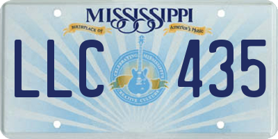 MS license plate LLC435