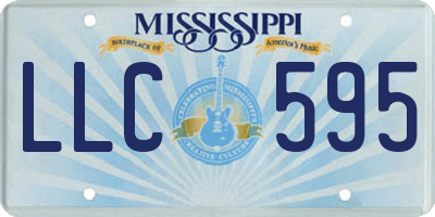 MS license plate LLC595