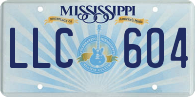 MS license plate LLC604