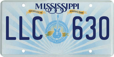 MS license plate LLC630