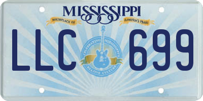 MS license plate LLC699