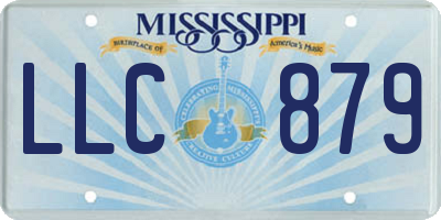 MS license plate LLC879