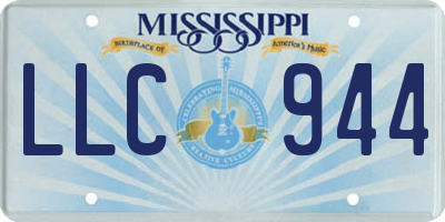 MS license plate LLC944