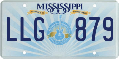 MS license plate LLG879