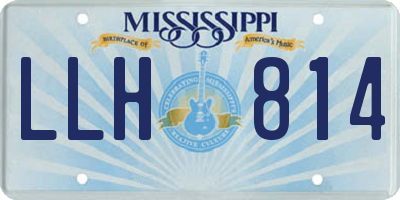 MS license plate LLH814