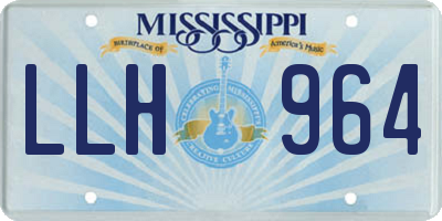 MS license plate LLH964