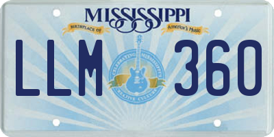 MS license plate LLM360