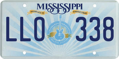 MS license plate LLO338