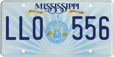 MS license plate LLO556