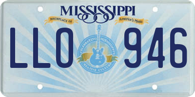 MS license plate LLO946
