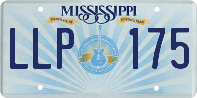 MS license plate LLP175