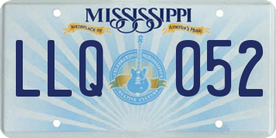 MS license plate LLQ052