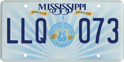MS license plate LLQ073