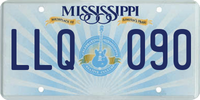 MS license plate LLQ090