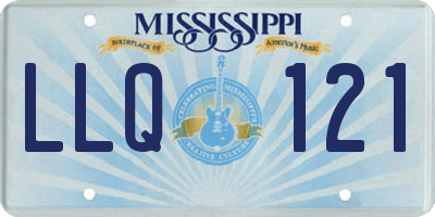 MS license plate LLQ121