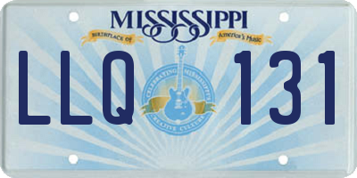 MS license plate LLQ131