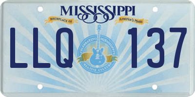 MS license plate LLQ137