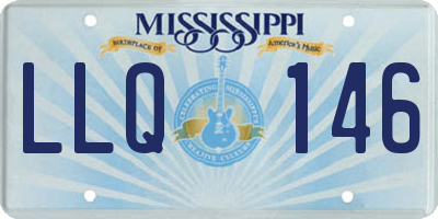 MS license plate LLQ146