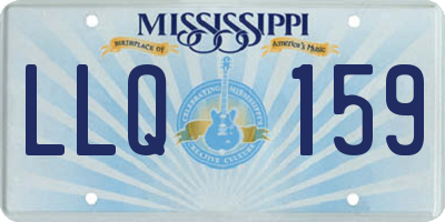 MS license plate LLQ159