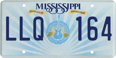 MS license plate LLQ164