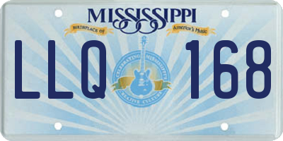 MS license plate LLQ168