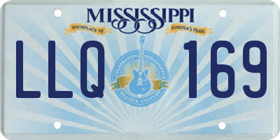 MS license plate LLQ169