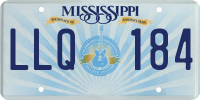 MS license plate LLQ184