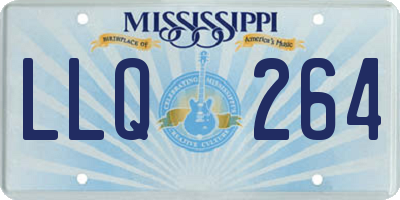 MS license plate LLQ264