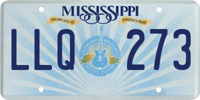 MS license plate LLQ273