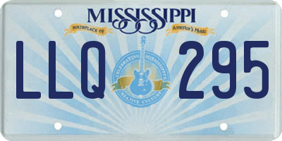 MS license plate LLQ295
