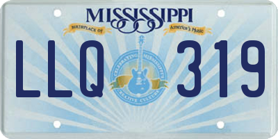 MS license plate LLQ319
