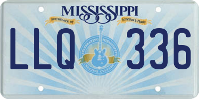 MS license plate LLQ336