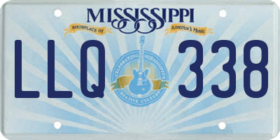 MS license plate LLQ338