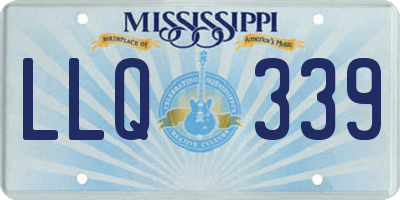 MS license plate LLQ339