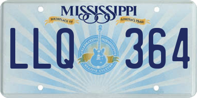 MS license plate LLQ364