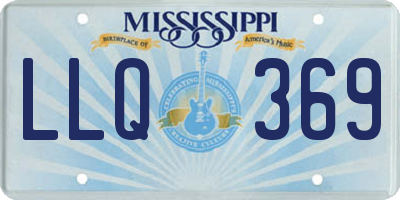 MS license plate LLQ369
