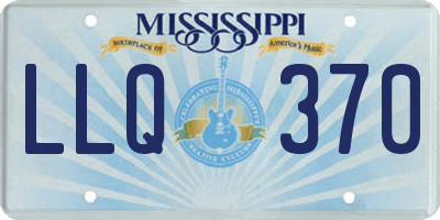 MS license plate LLQ370