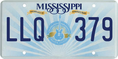 MS license plate LLQ379