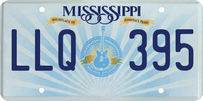 MS license plate LLQ395