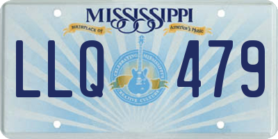 MS license plate LLQ479