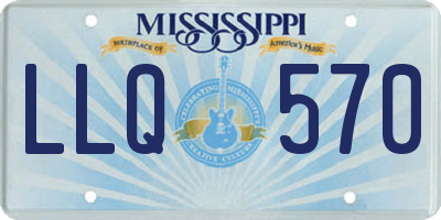 MS license plate LLQ570