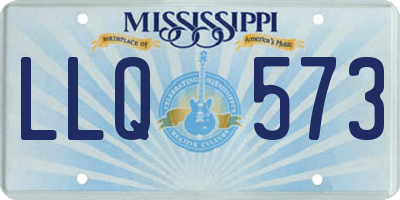MS license plate LLQ573