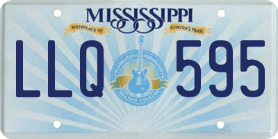 MS license plate LLQ595