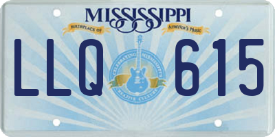 MS license plate LLQ615