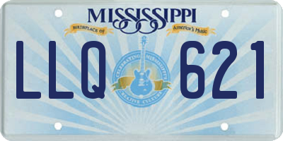 MS license plate LLQ621