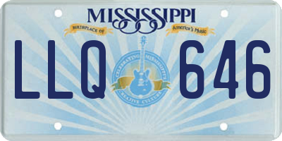 MS license plate LLQ646