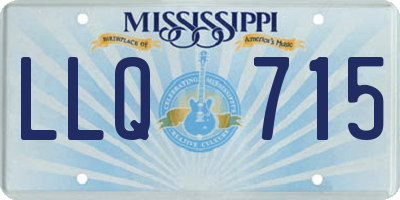 MS license plate LLQ715