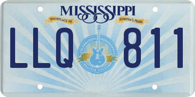 MS license plate LLQ811