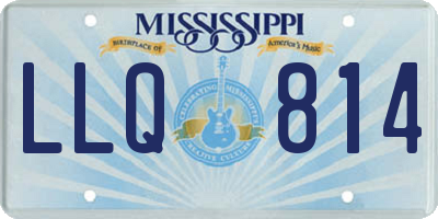 MS license plate LLQ814
